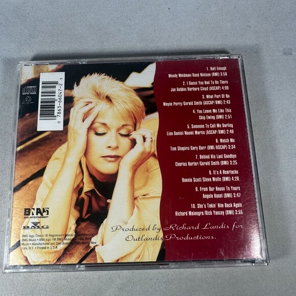Lorrie Morgan Watch Me CD 1992 Country Music Album BNA Records - Picture 2 of 3